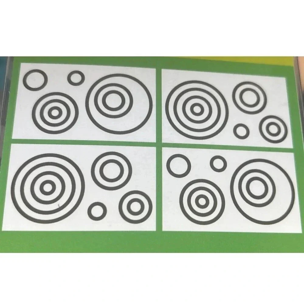 Amy Coe Simply Swirl Wall Decals Applique Room Decor Brown Circles Stickers